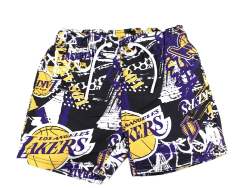 Name It black NBA printet badeshorts